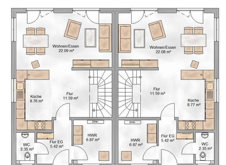 Doppelhaushälfte zum Kauf provisionsfrei 629.000 € 4 Zimmer 109 m² 350 m² Grundstück Schniegling Nürnberg 90427
