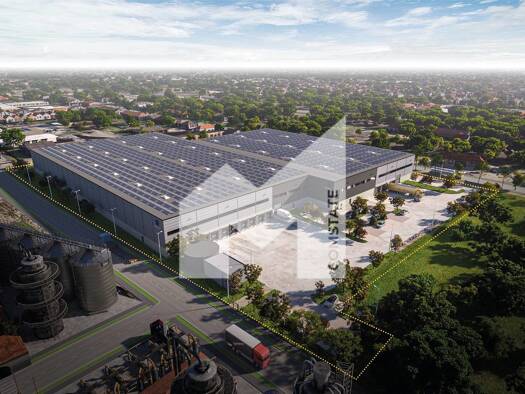 Lagerhalle zur Miete - Erstbezug 13.709 m² Lagerfläche teilbar ab 6.082 m² Emmerich 46446