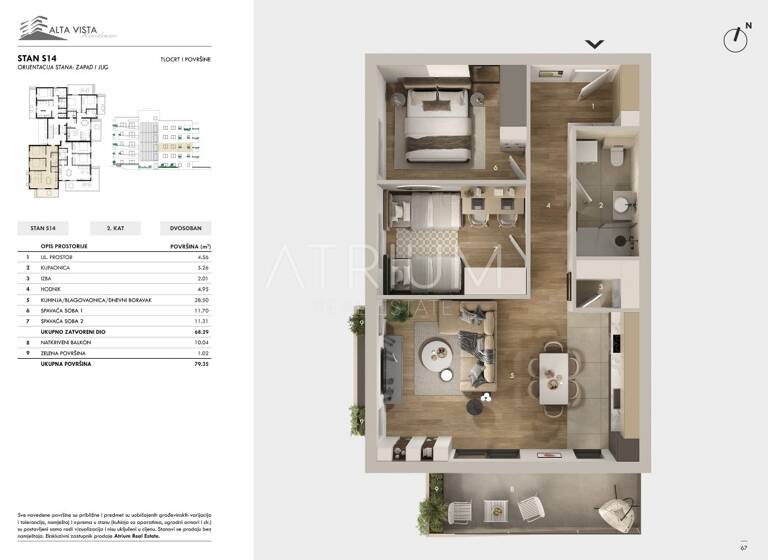 Wohnung zum Kauf 255.000 € 2 Zimmer 2. Geschoss Seget 21220
