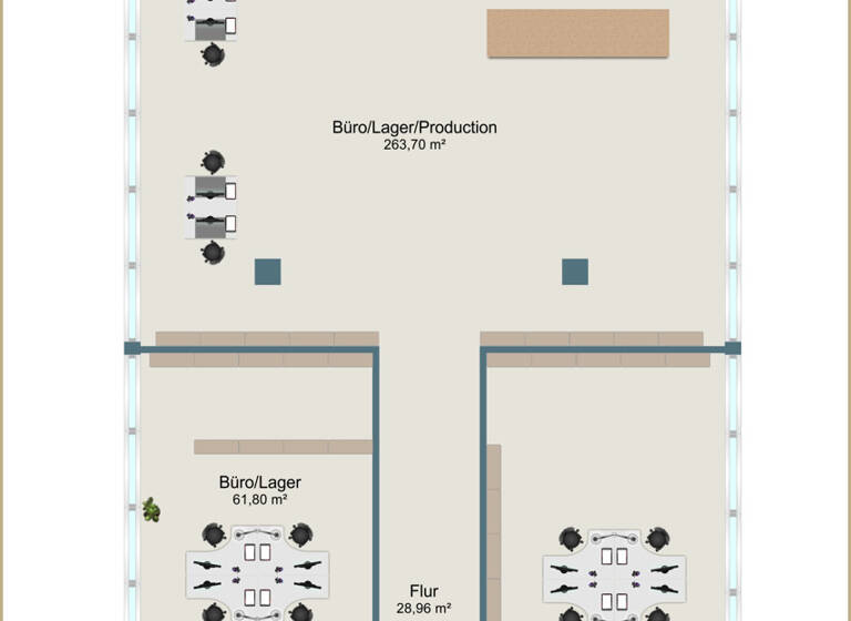 Bürogebäude zur Miete provisionsfrei 6,53 € 5 Zimmer 460 m² Bürofläche Westviertel Essen / Altendorf 45143