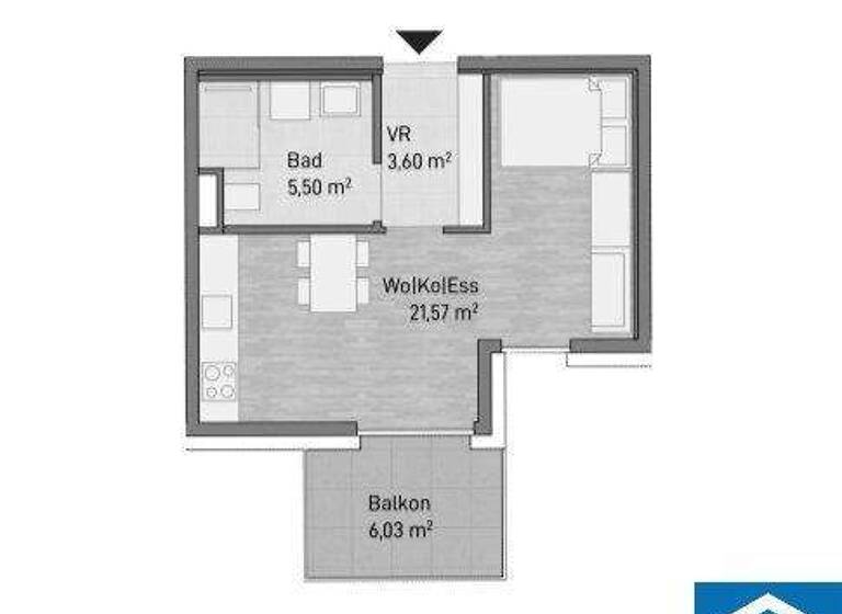 Wohnung zum Kauf - Erstbezug 162.498 € 1 Zimmer 30,7 m² 2. Geschoss Sankt Leonhard Graz 8010