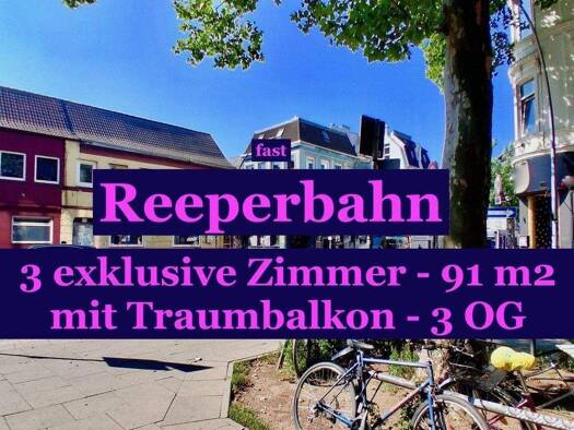 Wohnung zum Kauf 779.000 € 3 Zimmer 91 m² 3. Geschoss St. Pauli Mitte 20359