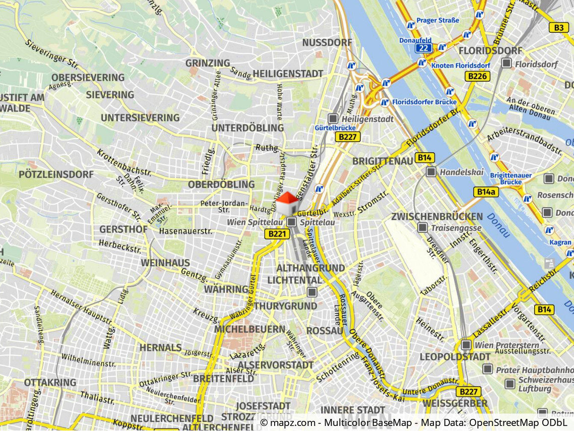 Bürofläche zur Miete 16,50 € 755 m²<br/>Bürofläche Wien 1190