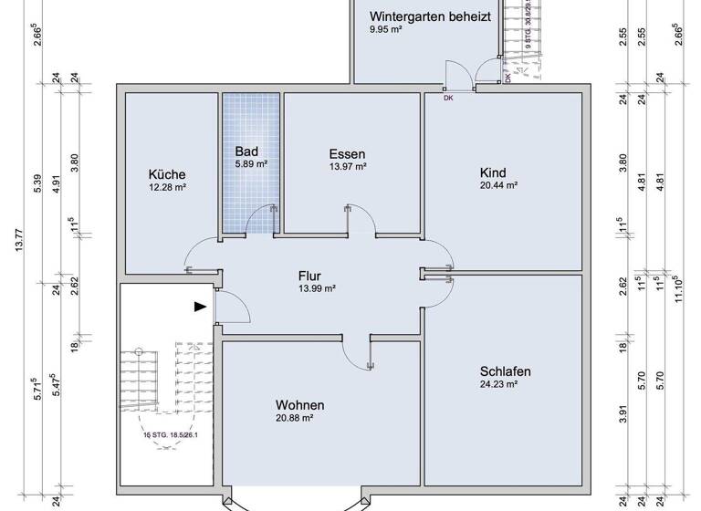 Wohnung zum Kauf 235.000 € 4 Zimmer 121,6 m² EG Weststadt Schwerin 19059