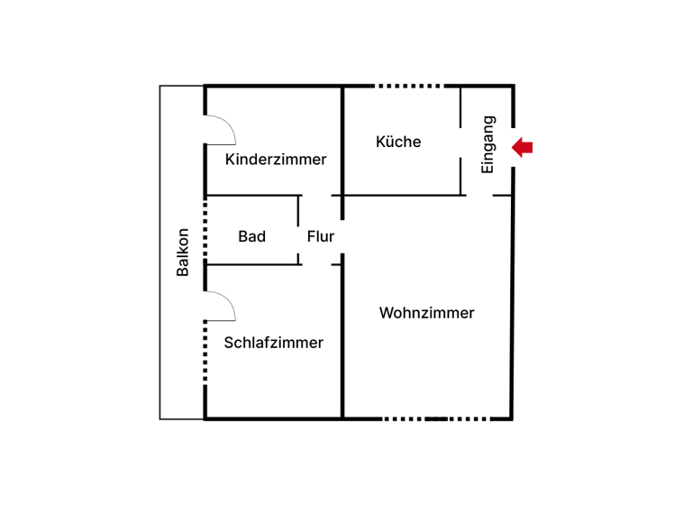 Wohnung zum Kauf 179.000 € 3 Zimmer 89 m²<br/>Wohnfläche Dachgeschoss, 2.<br/>Geschoss ab sofort<br/>Verfügbarkeit Innenstadt Herford 32049