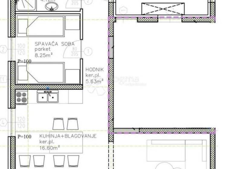 Wohnung zum Kauf 280.670 € 3 Zimmer 80 m² 2. Geschoss Povljana