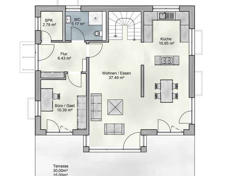 Haus zum Kauf 435.000 € 5 Zimmer 152 m² 678 m² Grundstück Huldsessen Unterdietfurt 84339