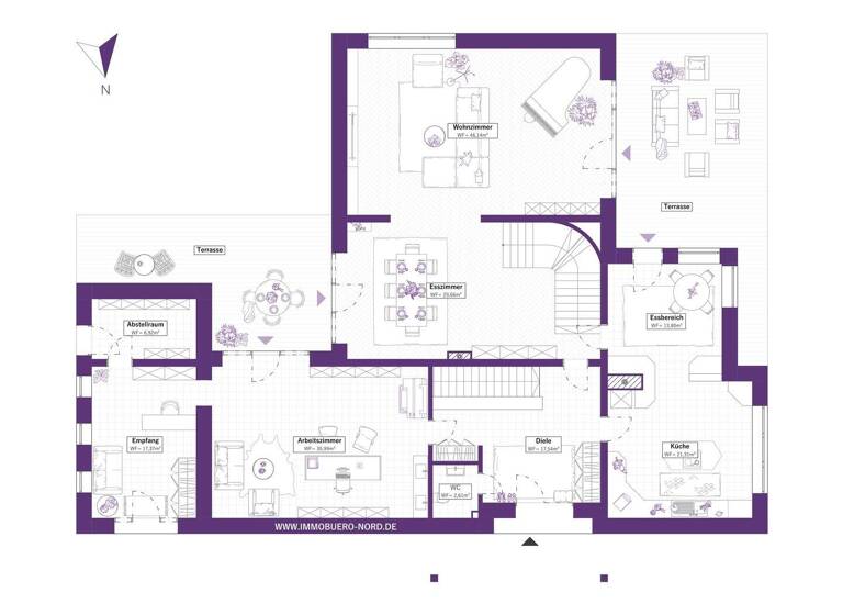 Villa zum Kauf 1.190.000 € 7 Zimmer 370 m² 1.359 m² Grundstück Kummerfeld 25495
