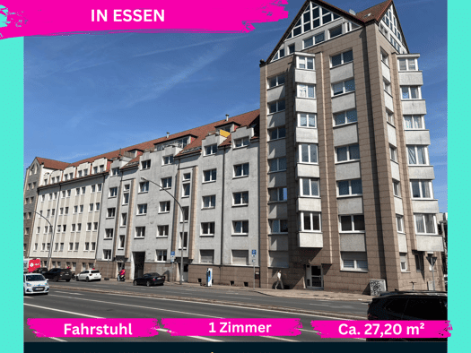 Sonstiges zum Kauf als Kapitalanlage geeignet 79.900 € 1 Zimmer 27 m² Südviertel Stadtbezirk I 45128