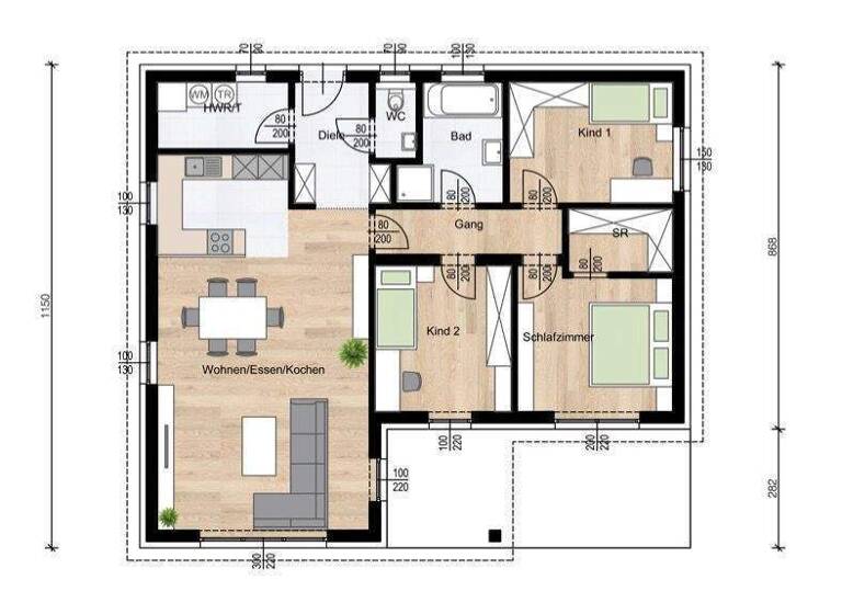 Einfamilienhaus zum Kauf 289.990 € 4 Zimmer 105 m² 664 m² Grundstück Wullersdorf 2041