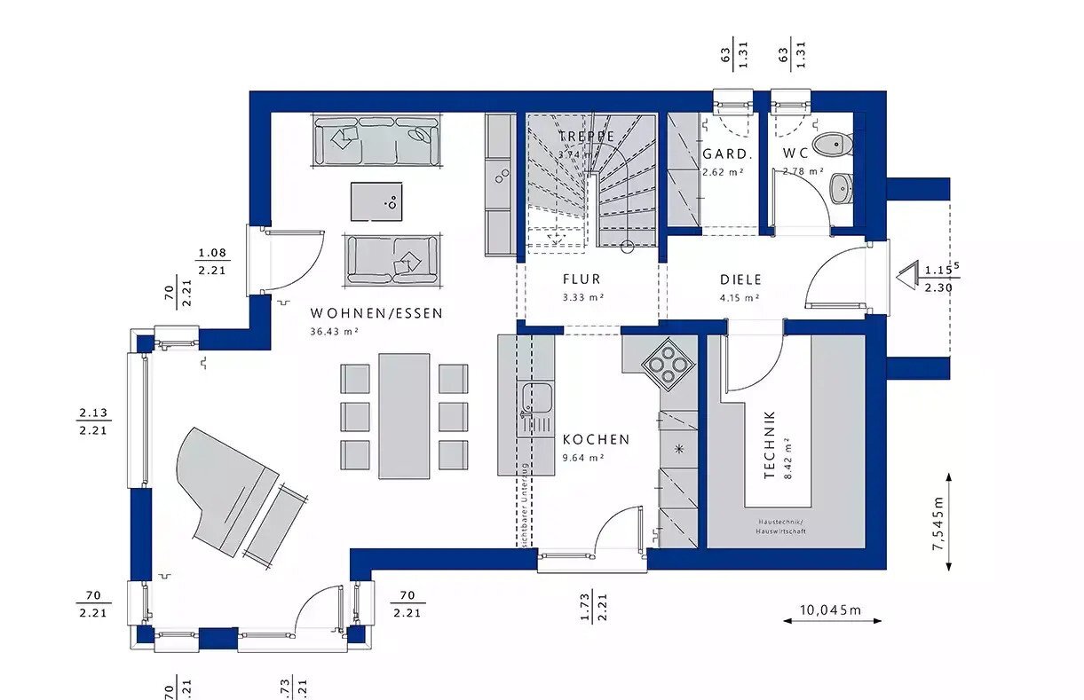 Haus zum Kauf 559.545 € 4 Zimmer 131 m²<br/>Wohnfläche 957 m²<br/>Grundstück Windshausen Windshausen 97618