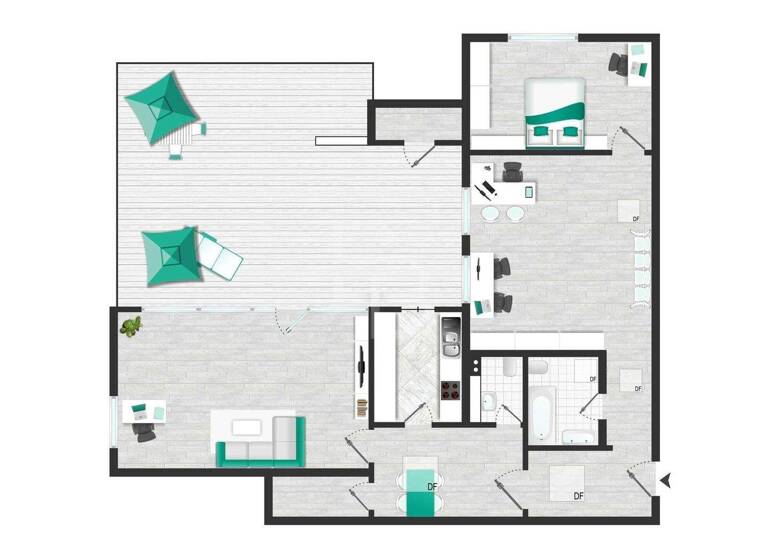 Penthouse zum Kauf 295.000 € 3 Zimmer 119,9 m² 12. Geschoss frei ab sofort Porz Köln 51149