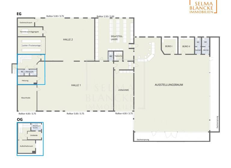 Lagerhalle zum Kauf 875.000 € 1.200 m² Lagerfläche Mistelbach 95511