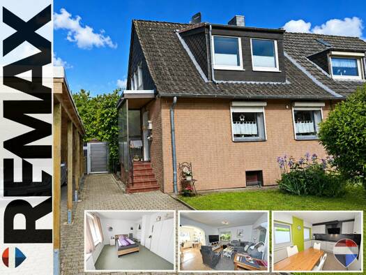 Doppelhaushälfte zum Kauf 299.500 € 4 Zimmer 106 m² 771 m² Grundstück Emmerich Emmerich am Rhein 46446