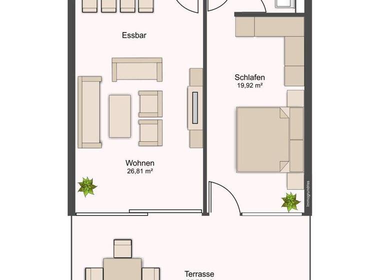 Wohnung zum Kauf 299.000 € 2 Zimmer 83,8 m² EG Feuerbach Stuttgart / Feuerbach 70469