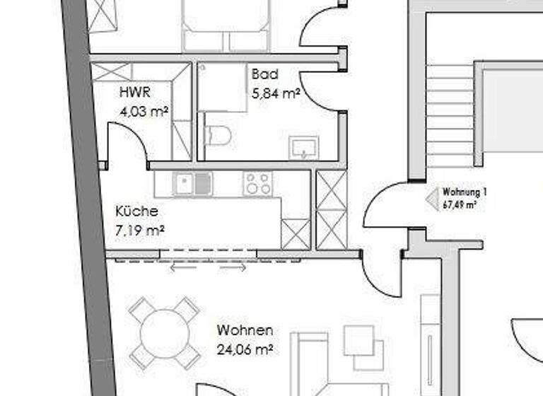 Wohnung zum Kauf 342.500 € 2 Zimmer 69,2 m² EG Stadtzentrum Emden 26721