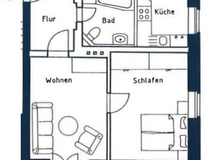 Wohnung zur Miete 420 € 2 Zimmer 53,4 m²<br/>Wohnfläche EG<br/>Geschoss 01.07.2025<br/>Verfügbarkeit Rabenauer Straße 33 Naußlitz Dresden / Naußlitz 01159