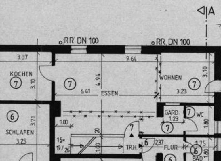 Wohnung zur Miete 1.300 € 4 Zimmer 117 m²<br/>Wohnfläche 2/2<br/>Geschoss Ditfurthstraße 61 Schildesche Bielefeld 33611