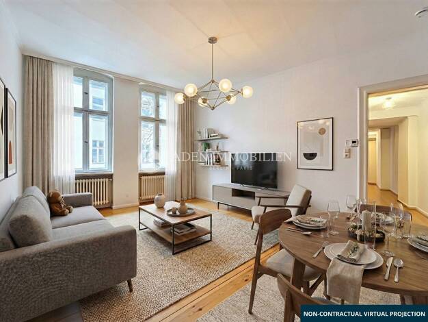 Wohnung zum Kauf 375.000 € 2 Zimmer 64,7 m² 2. Geschoss Schweidnitzer Str. 2 Halensee Berlin 10709