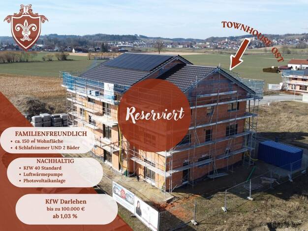 Reihenendhaus zum Kauf - Erstbezug 698.500 € 5 Zimmer 150,4 m² 232 m² Grundstück Bruckbergerau Bruckberg 84079