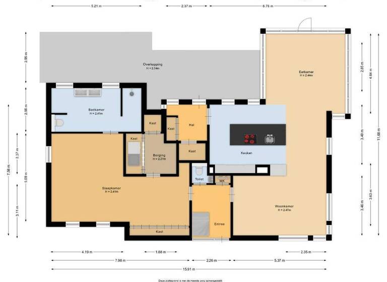 Haus zum Kauf 1.450.000 € 4 Zimmer 196 m² 13.030 m² Grundstück dungensesteeg 10 schijndel 5482 ZT