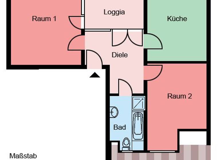 Wohnung zur Miete 450 € 2 Zimmer 67 m² 2. Geschoss Auf dem Loh 16a Plettenberg 58840