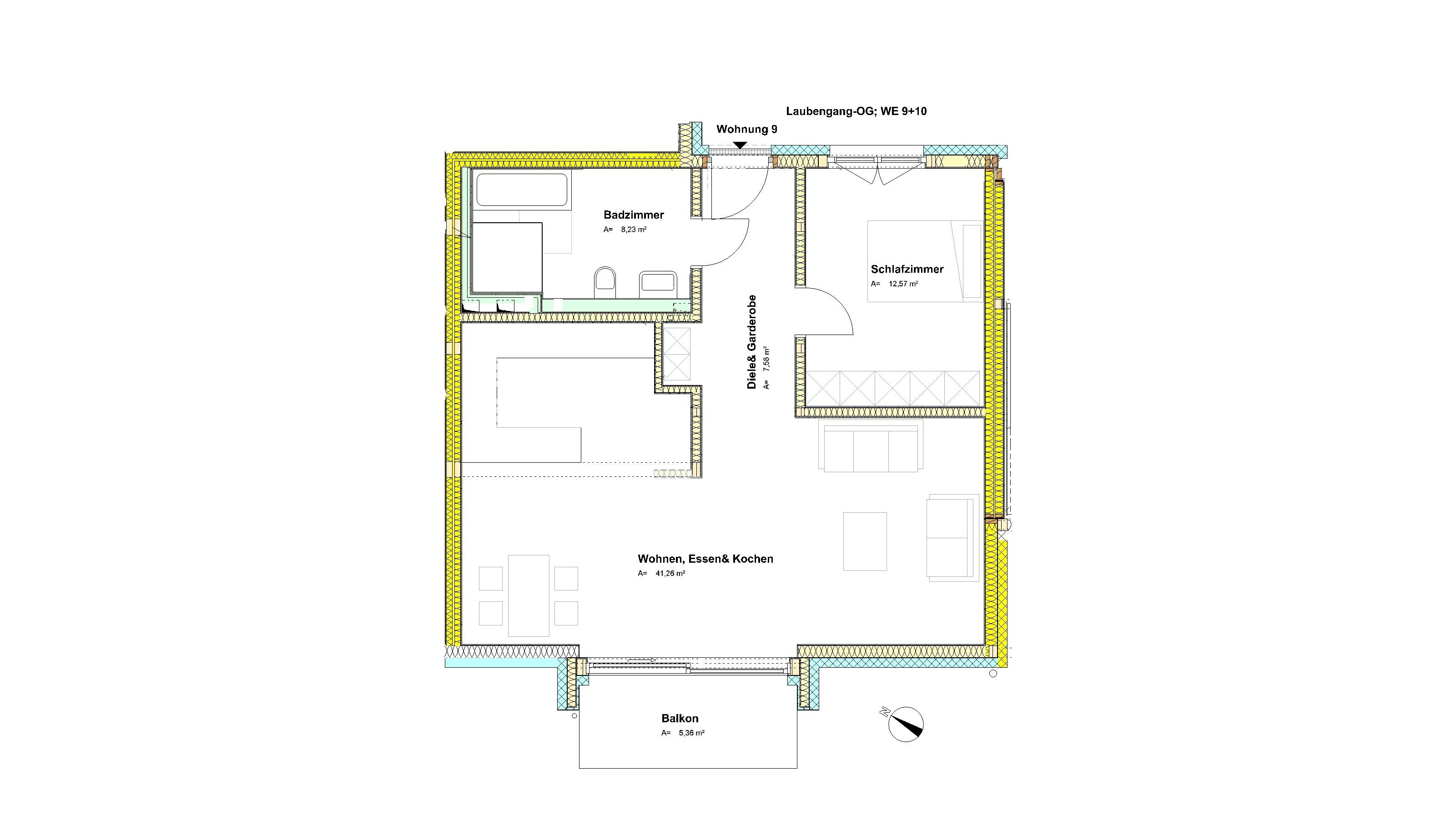 Wohnung zum Kauf 601.300 € 2 Zimmer 73,8 m²<br/>Wohnfläche Nelkenstraße 2 Eching Eching 85386