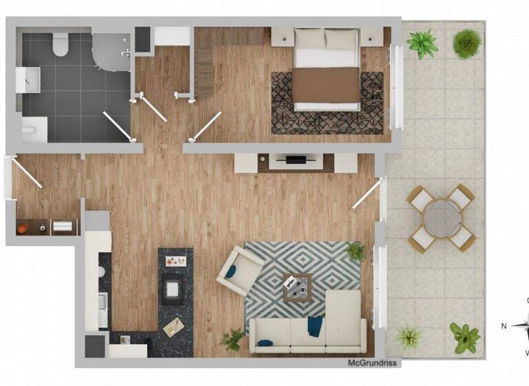 Wohnung zum Kauf 353.000 € 2 Zimmer 62 m² 1. Geschoss Zirl 6170