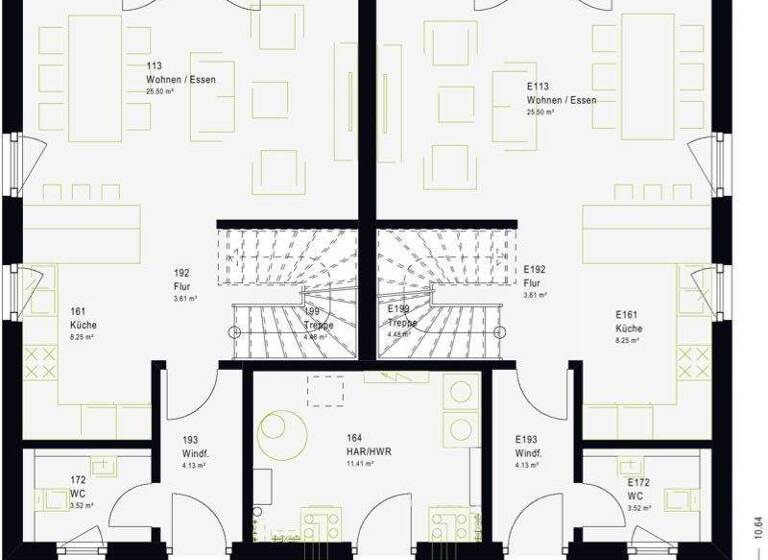 Mehrfamilienhaus zum Kauf provisionsfrei 352.229 € 4 Zimmer 100 m² 430 m² Grundstück Massenbachhausen 74252