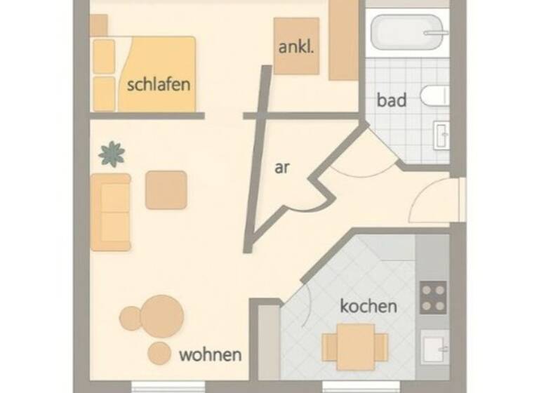 Sonstiges zum Kauf als Kapitalanlage geeignet 79.000 € 2 Zimmer 50 m² Huckingen Duisburg 47259