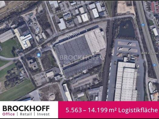 Halle/Industriefläche zur Miete 5.928,3 m² Lagerfläche teilbar ab 5.928,3 m² Holsterhausen Herne 44625