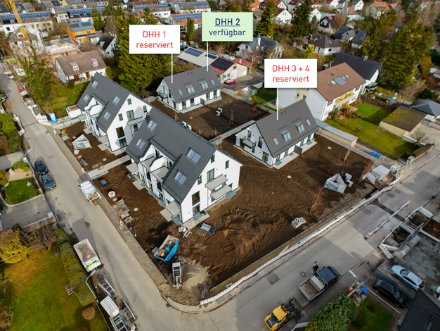 Doppelhaushälfte zum Kauf - Erstbezug provisionsfrei 1.349.000 € 5 Zimmer 132 m² frei ab sofort Schneeglöckchenstraße 130 Feldmoching-Hasenbergl München 80995