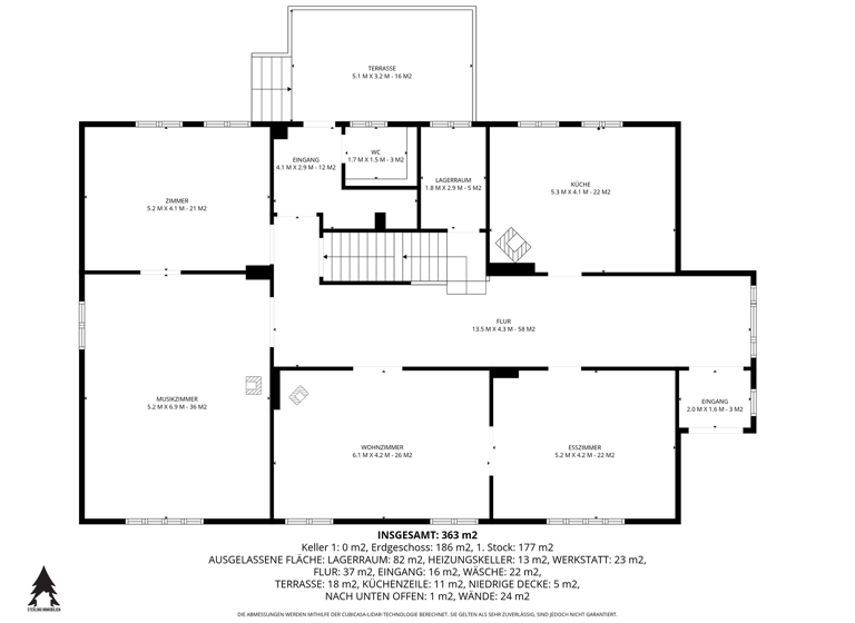Villa zum Kauf 499.000 € 10 Zimmer 300 m² 2.113 m² Grundstück Hauptstraße 40 Vogelsdorf Huy Vogelsdorf 38836