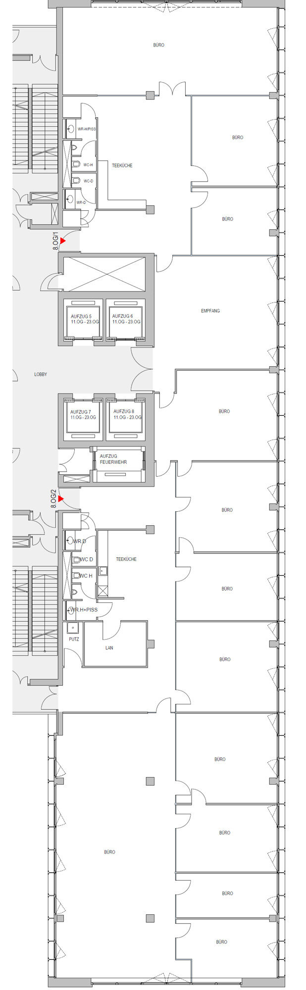 Bürofläche zur Miete 15,50 € 694 m²<br/>Bürofläche Wien 1220