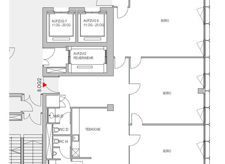 Bürofläche zur Miete 15,50 € 694 m² Bürofläche Wien 1220