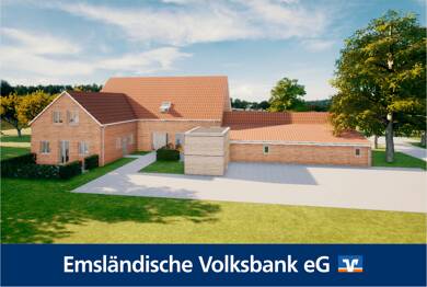 Wohnung zur Miete 750 € 2 Zimmer 72 m² Dachgeschoss frei ab sofort Clusorth-Bramhar Lingen / Bramhar 49811