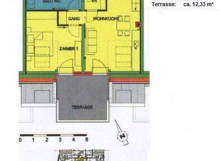 Wohnung zur Miete 760 € 2 Zimmer 51,3 m² Schenkendorfgasse 44-46 Wien 1210