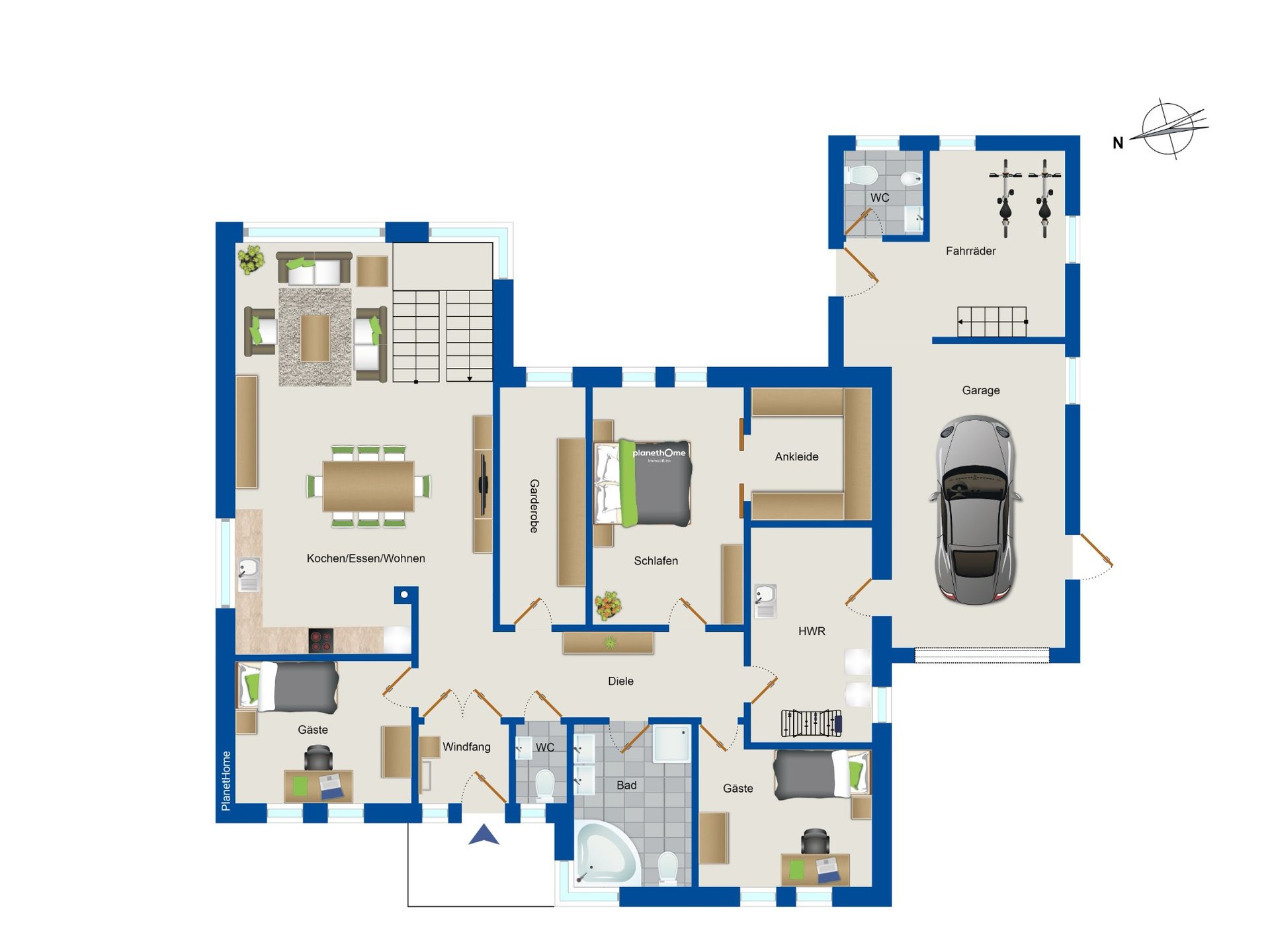 Einfamilienhaus zum Kauf 449.000 € 9 Zimmer 239 m²<br/>Wohnfläche 626 m²<br/>Grundstück Kathen-Frackel Lathen 49762