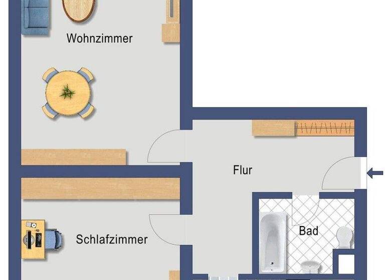 Wohnung zum Kauf 165.000 € 2 Zimmer 60 m² Rüsselsheim 65428