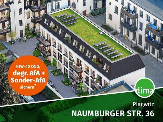 Wohnung zum Kauf 412.250 € 3 Zimmer 70,5 m² 4. Geschoss frei ab sofort Naumburger Straße 36 Plagwitz Leipzig 04229