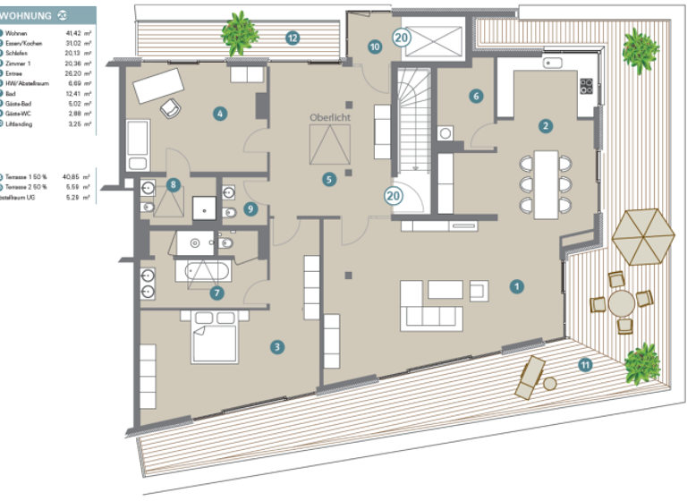 Penthouse zum Kauf provisionsfrei 2.225.000 € 3 Zimmer 225 m² Alte Neustadt Bremen 28199