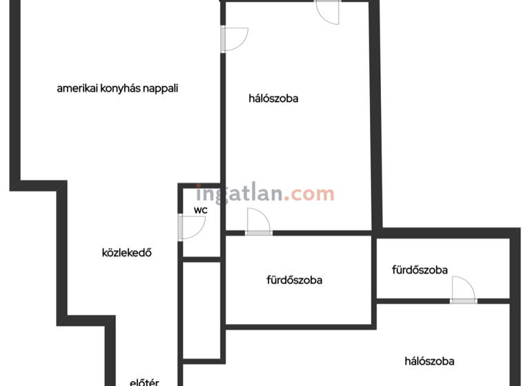 Studio zum Kauf als Kapitalanlage geeignet 787.528 € 3 Zimmer 113 m² Budapest 1055