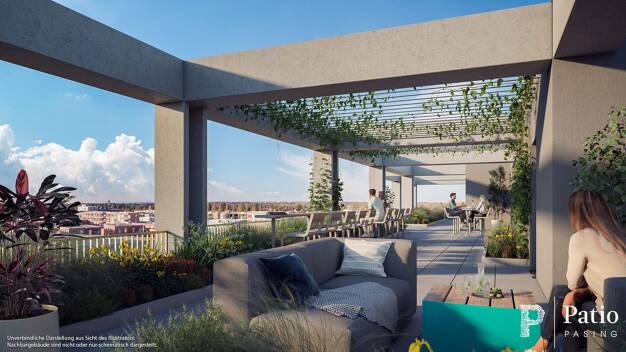 Wohnung zum Kauf - Neubau provisionsfrei 444.000 € 2 Zimmer 45,3 m² 1. Geschoss Angela-Molitoris-Platz 1 Aubing-Lochhausen-Langwied München 81245