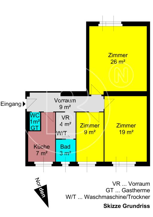 Wohnung zum Kauf 450.000 € 3 Zimmer 78 m²<br/>Wohnfläche Wien 1130