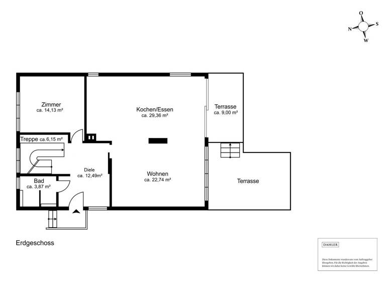 Einfamilienhaus zum Kauf 1.890.000 € 6 Zimmer 155 m² 863 m² Grundstück frei ab sofort Groß Flottbek Hamburg 22607