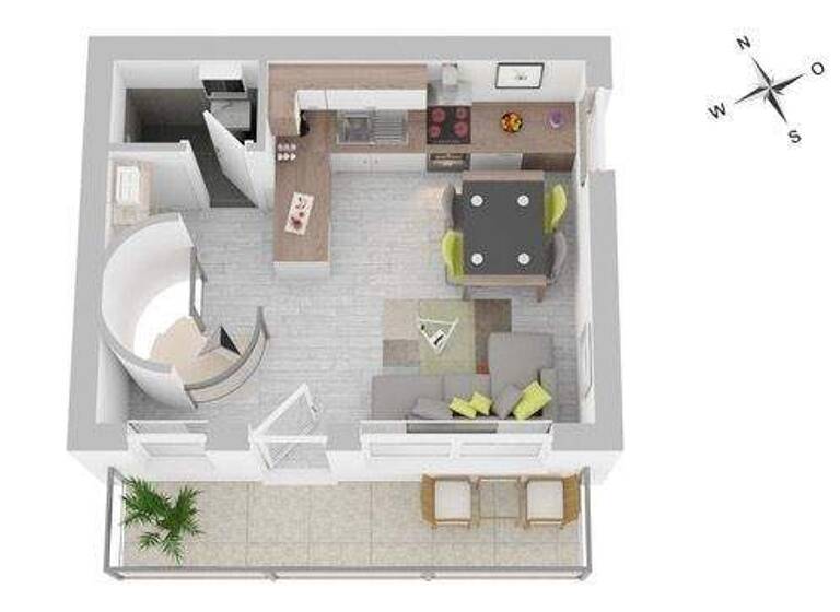 Wohnung zum Kauf 229.000 € 2 Zimmer 51 m² Neckarau Mannheim 68199