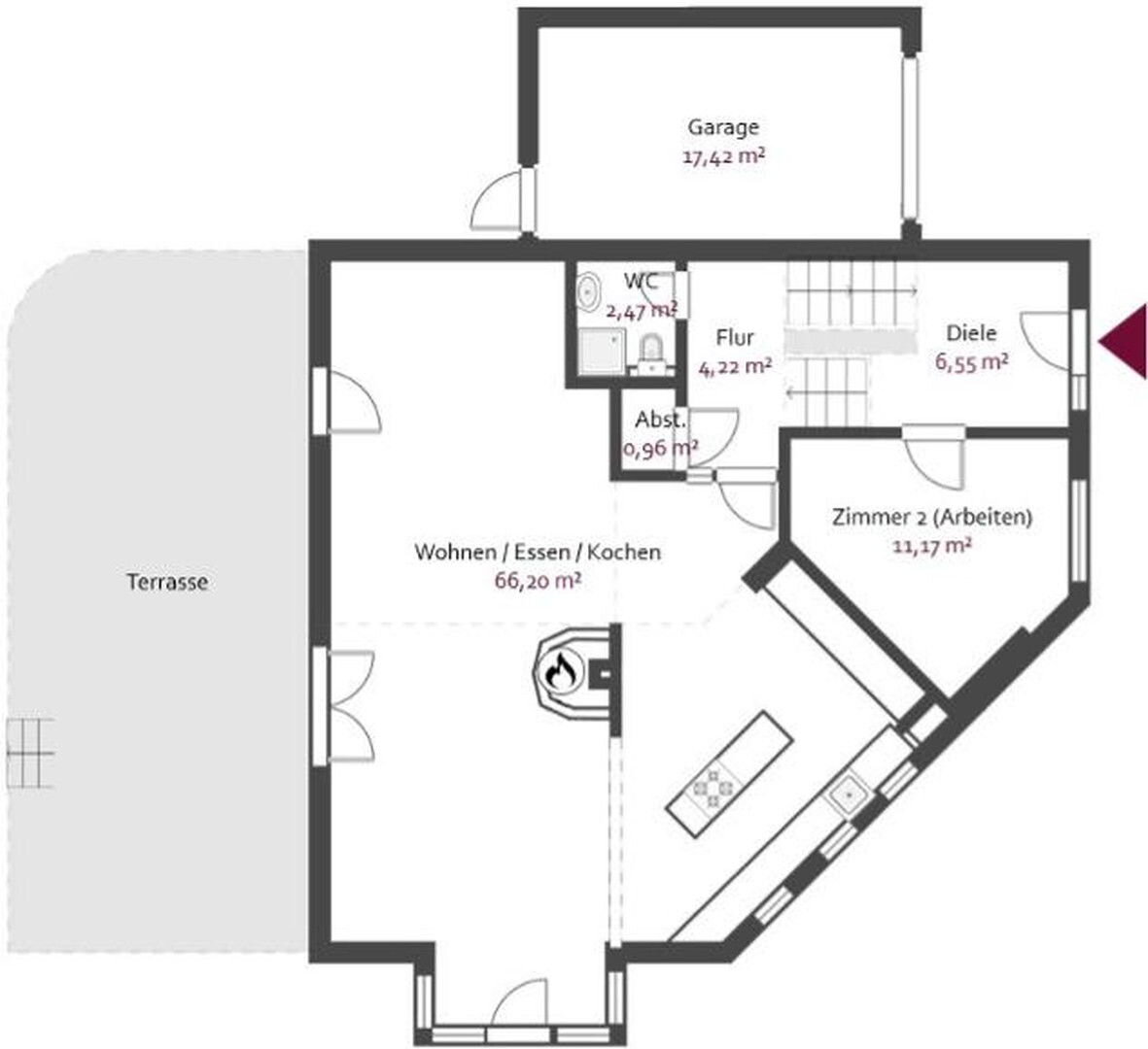 Einfamilienhaus zum Kauf provisionsfrei 795.000 € 6 Zimmer 182 m²<br/>Wohnfläche 544 m²<br/>Grundstück Bobenheim am Berg 67273