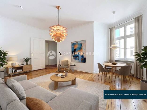 Wohnung zum Kauf 649.900 € 3 Zimmer 84,9 m² 2. Geschoss Knesebeckstraße 4 Charlottenburg Charlottenburg-Wilmersdorf 10623