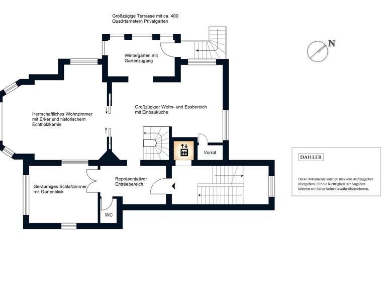 Maisonette zum Kauf 1.595.000 € 6 Zimmer 194,1 m²<br/>Wohnfläche 1.<br/>Geschoss Dahlem Berlin / Dahlem 14195