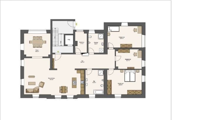 Terrassenwohnung zum Kauf provisionsfrei 350.000 € 198 m²<br/>Wohnfläche EG<br/>Geschoss Bergmannstraße 3 Bad Kissingen Bad Kissingen 97688